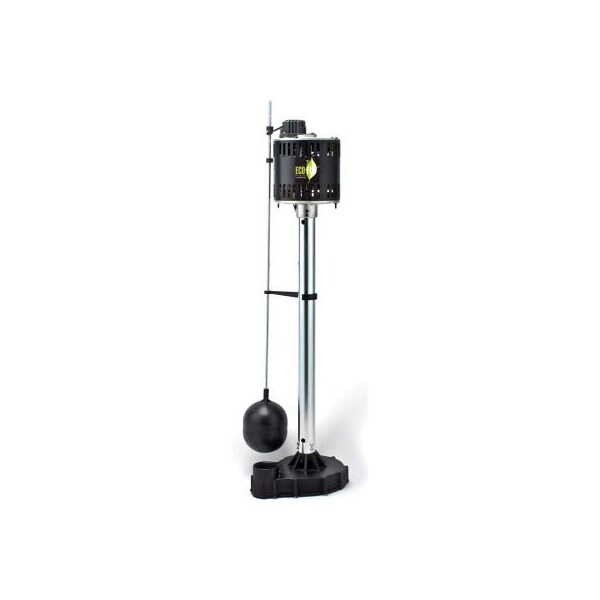 Eco Flo Products Eco-Flo Pedestal Sump Pump, 1/2 HP, 5000 GPH EPC50